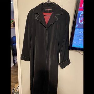 Anne Klein single breasted Maxi coat